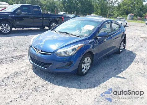 2016 Hyundai Elantra Se from USA, damaged, VIN 5NPDH4AE9GH666234